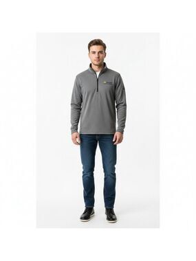 The North Face Men’s Gray Microsoft 1/4 Zip Pullover Size L